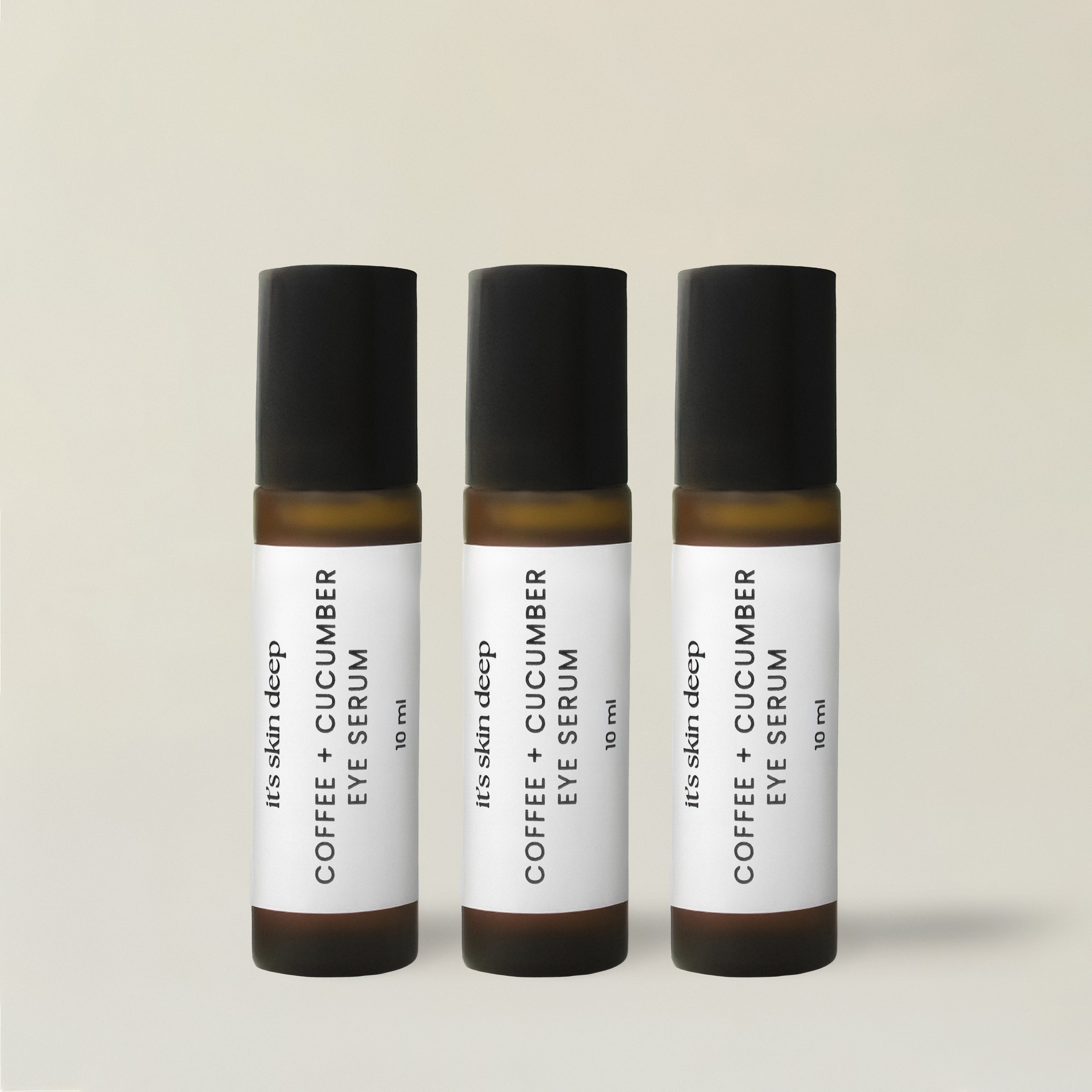 Coffee + Cucumber Eye Serum 3-Pack