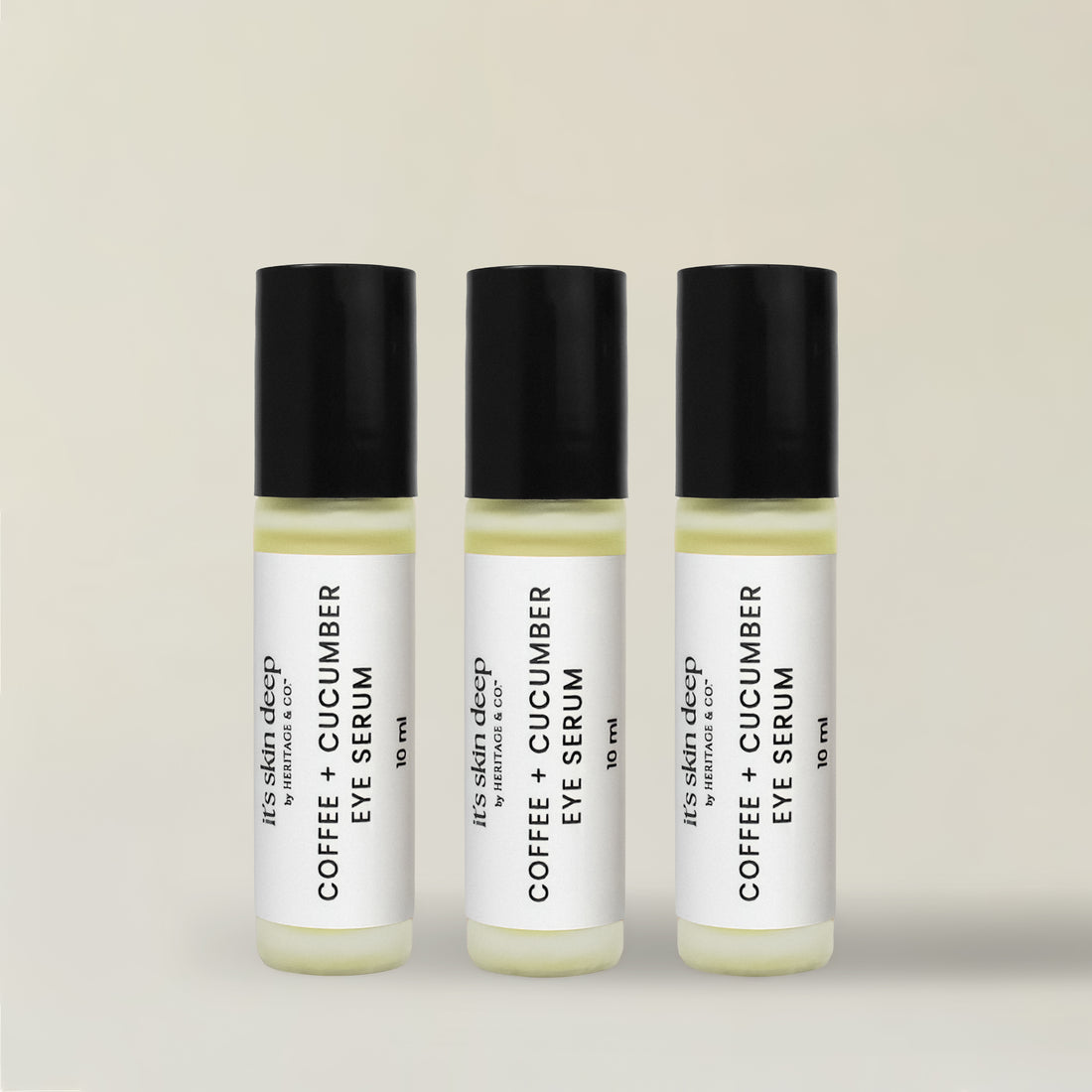 Coffee + Cucumber Eye Serum 3-Pack