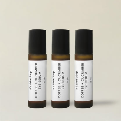 Coffee + Cucumber Eye Serum 3-Pack